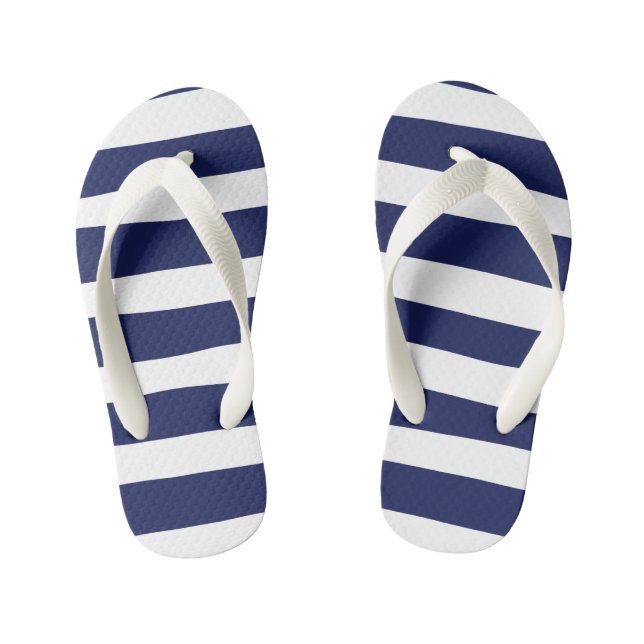 Tongs Enfants Bleu et blanc (Semelle)