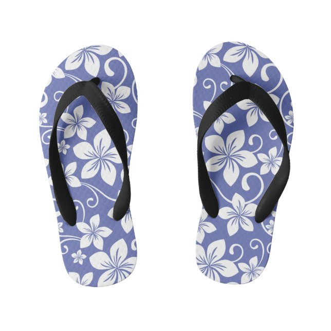 TONGS ENFANTS BLUE HAWAII (PERIWINKLE) (Semelle)