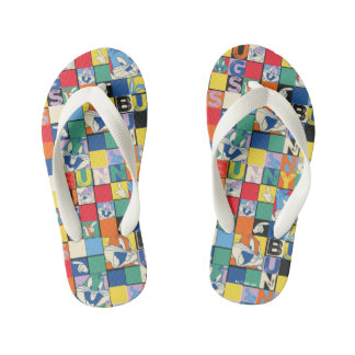 Tongs Enfants BOGS BUNNY™ Nom coloré et Vérificateur de visage