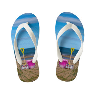 Tongs Enfants Bouche et pique sur Dornoch Beach