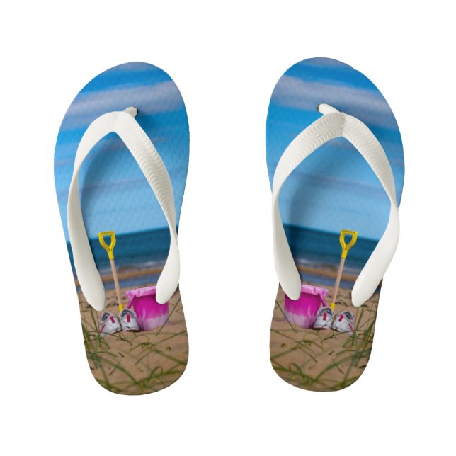 Tongs Enfants Bouche et pique sur Dornoch Beach (Semelle)