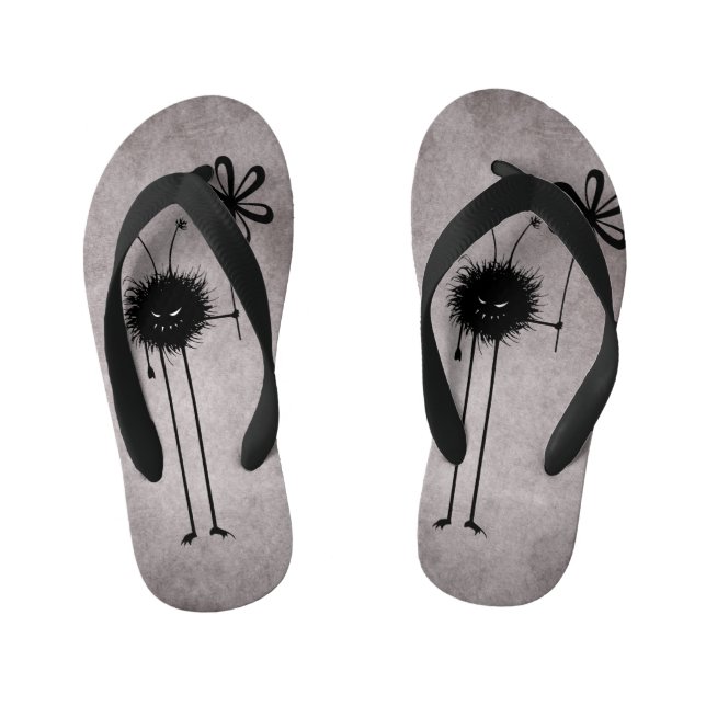 Tongs Enfants Bug Fleur Malin - Vintage Créature Gothique (Semelle)