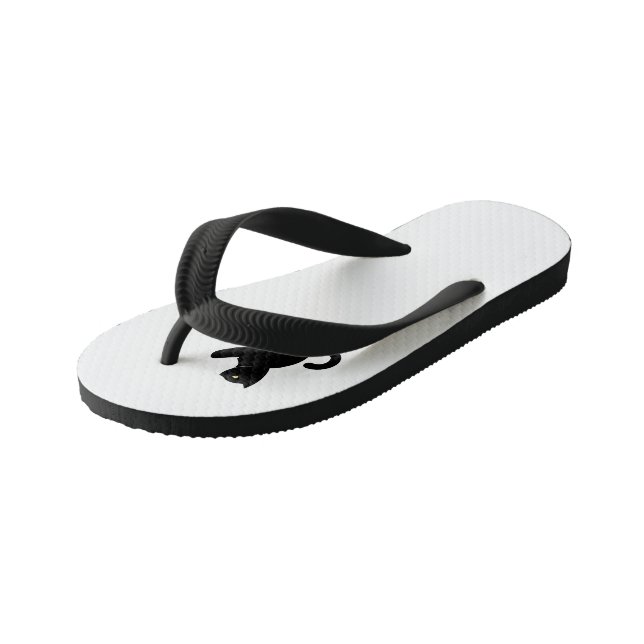 Tongs Enfants Cat dit bonjour (Incliné)