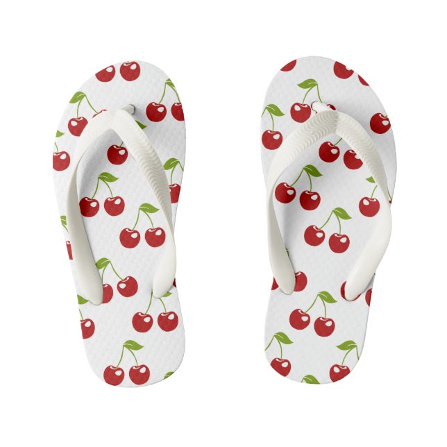 Tongs Enfants Cerise juteuse mûre (Semelle)