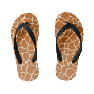 Tongs Enfants Charming Giraffe Spots Poster de animal sauvage