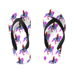 Tongs Enfants Cheval et cavalier Enfants Flip Flops