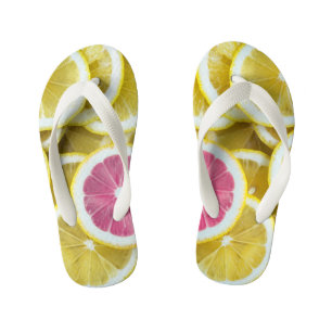 Tongs Enfants Citrons et pamplemousses
