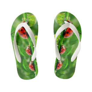 Tongs Enfants coccinelle