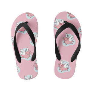 Tongs Enfants Cochons Volants Choisir une couleur pour l'année z