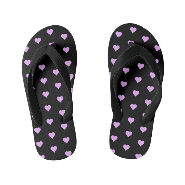 Tongs Enfants Coeurs roses (Semelle)