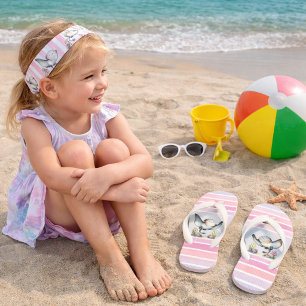 Tongs Enfants Conception de plage pour enfants de raie mignonne 