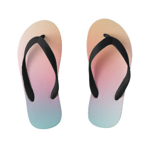 Tongs Enfants Couleurs arc-en-ciel tendance rose rouge orange ja