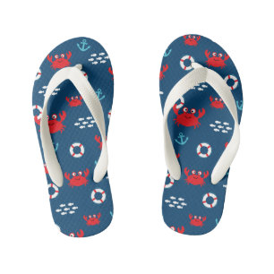 Tongs Enfants Crabe avec bouée de sauvetage