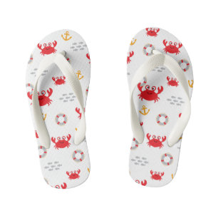 Tongs Enfants Crabe avec bouée de sauvetage