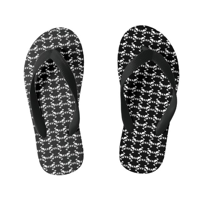 Tongs Enfants Crâne et os croisés (Semelle)