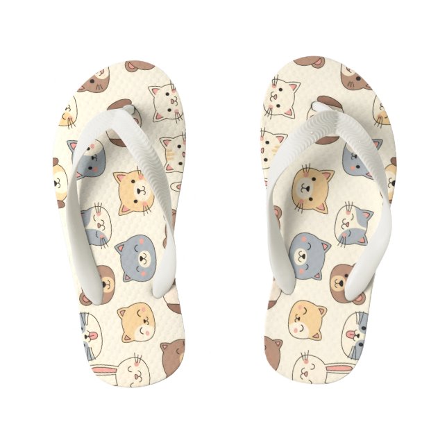 Tongs Enfants Cute Panda Kids Slippers – Adorable Cartoon Animal (Semelle)