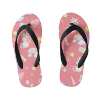Cute rose douce licorne arc-en-ciel Motif