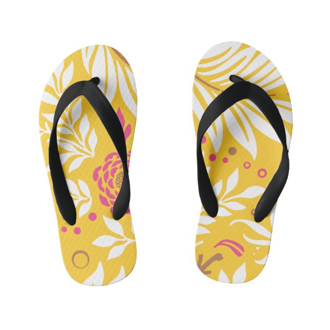 Tongs Enfants Design floral 24 (Semelle)