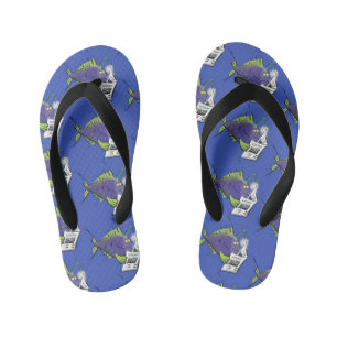 Tongs Enfants Dessin animé drôle de baudroie