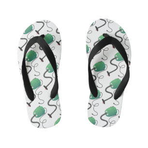 Tongs Enfants Dessin animé mignon d'aspirateur humour