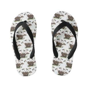 Tongs Enfants Dessin de l'humour vautours drôle