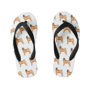 Tongs Enfants dessin humoristique chinois de chien Shar-Pei