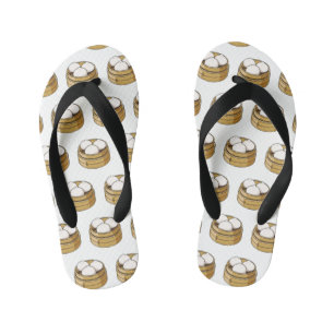 Tongs Enfants Dim sum dessin animé