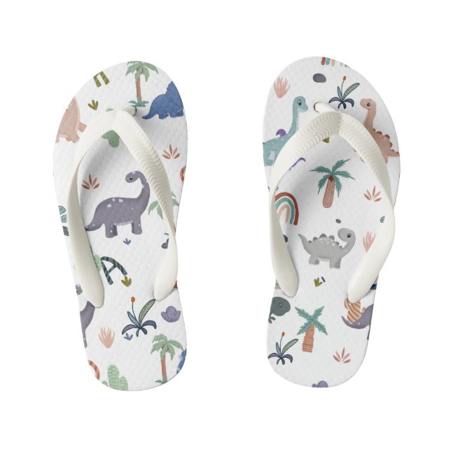 Tongs Enfants Dinosaure Mignons (Semelle)