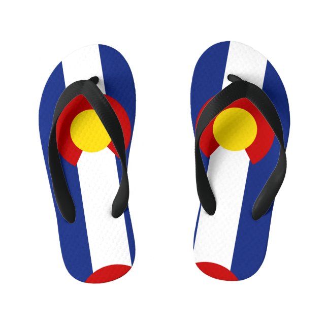 Tongs Enfants Drapeau du Colorado (Semelle)