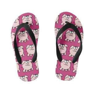 Tongs Enfants Drôle 2 Cartoon Pig Choisir Couleur Enfants Flip F