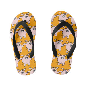 Tongs Enfants Drôle 5 Cartoon Pig Choisir Couleur Enfants Flip F