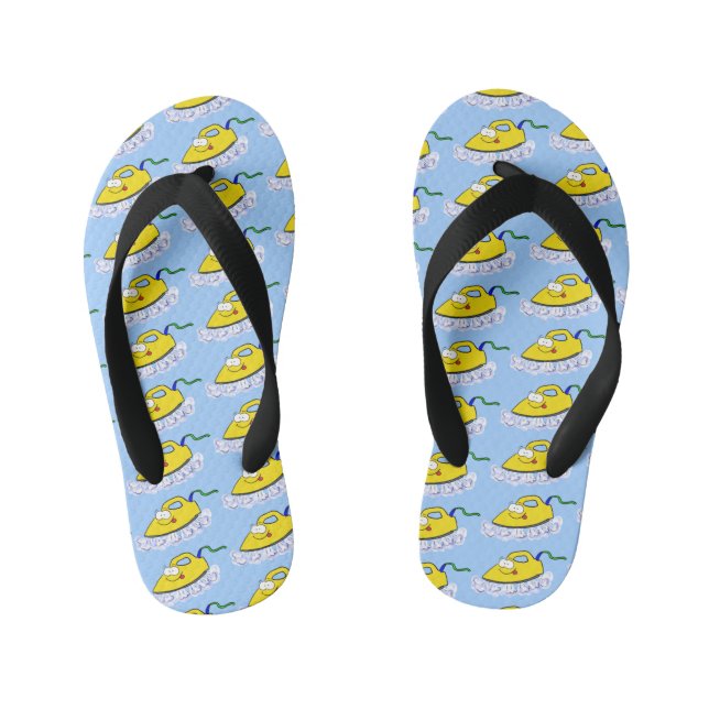 Tongs Enfants Drôle dessin animé linge de fer (Semelle)