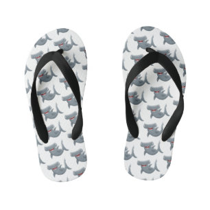 Tongs Enfants Drôle mignon requin marteau dessin animé