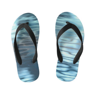 Tongs Enfants Eau bleue Abstraite