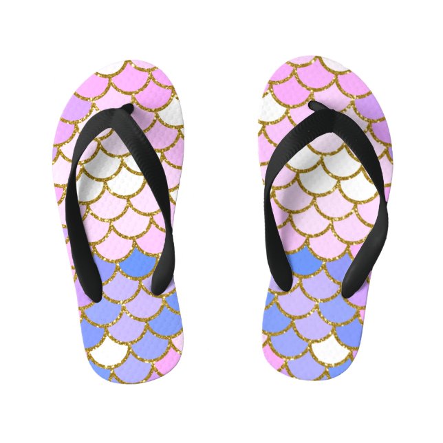 Tongs Enfants Échelles de sirène multicolore (Semelle)