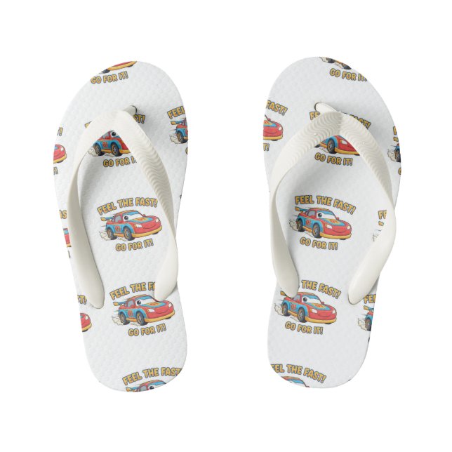 Tongs Enfants Édition Junior Racer "Feel The Fast" (Semelle)