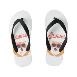 Tongs Enfants Été Cute Tiger Enfants Flip Flops
