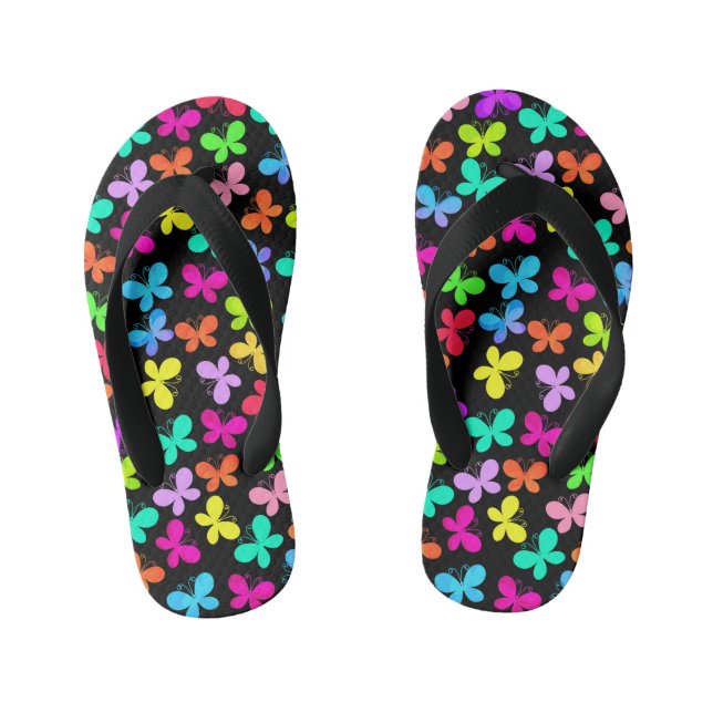 Tongs Enfants Été Sole Aliments Papillons Flip Flops (Semelle)