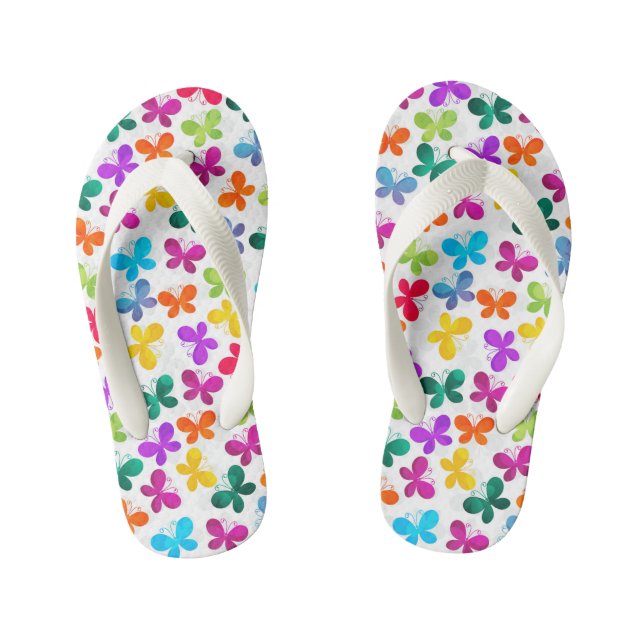 Tongs Enfants Été Sole Aliments Papillons Flip Flops (Semelle)