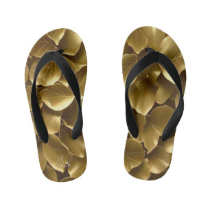 Tongs Enfants Feuille d'or