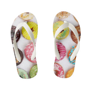 Tongs Enfants Feuilles à feuilles de Donut pour enfants