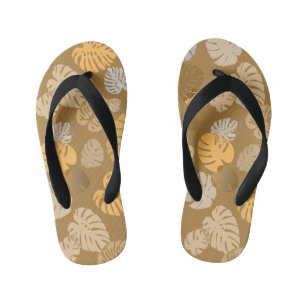 Tongs Enfants Feuilles tropicales multicolores 6