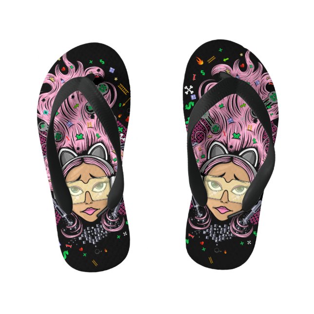 Tongs Enfants Fille Gamer (Semelle)