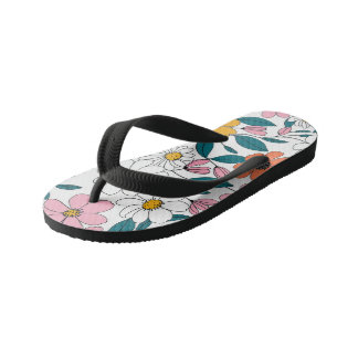 Tongs Enfants Fleurs de printemps