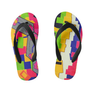 Tongs Enfants Fleurs lumineuses