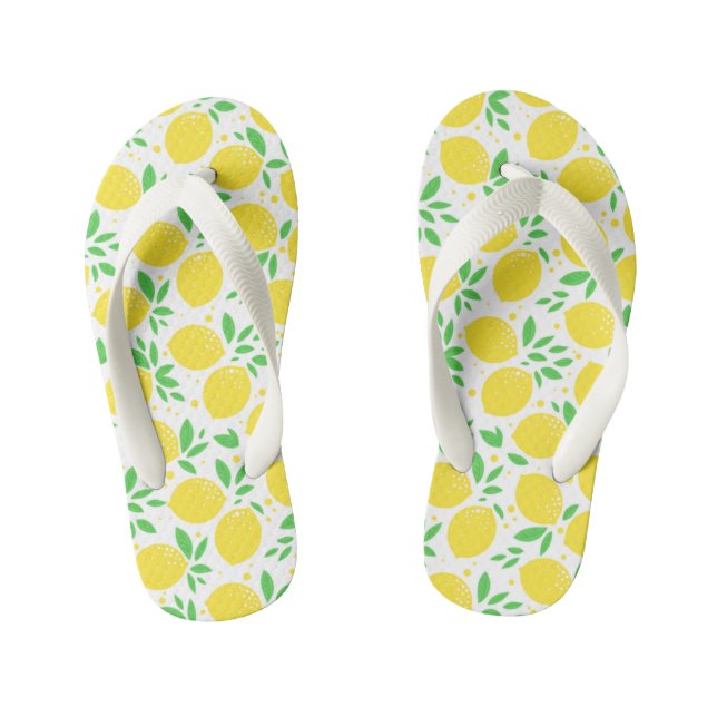 Tongs Enfants Flip Flops de citron jaune (Semelle)