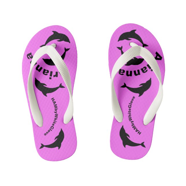 Tongs Enfants Flip-Flops HAMbWG - Dauphins (Semelle)