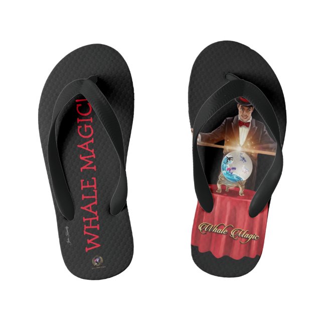 Tongs Enfants Flip Flops Kids WHALE MAGIC! (Semelle)