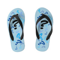 Flip Flops - Points d'interrogation en bleu