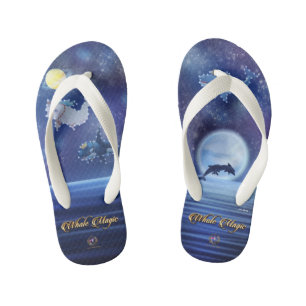 Tongs Enfants Flip Flops Whale Magic Royal Constellations